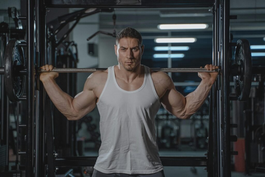 strong man in the gym