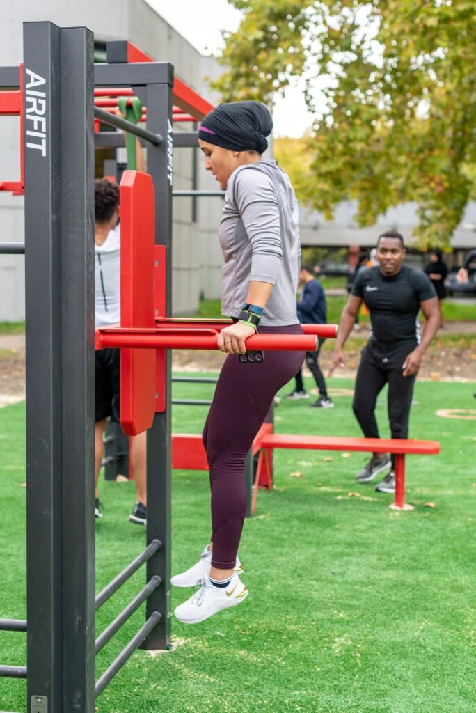 A Woman Doing best workout
